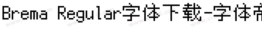 Brema Regular字体下载字体转换